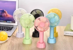 Electric Portable Mini Desk Fan – Rechargeable USB Battery