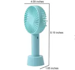 Electric Portable Mini Desk Fan – Rechargeable USB Battery