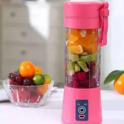 USB Rechargeable Juicer Blender - 6 Blades Electric Blender Mini Portable Juicer