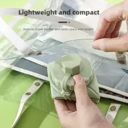 Foldable Silicone Water Bottle – Portable, Reusable and Leakproof Drinking Bottle for Gym, Travel and Outdoor Use