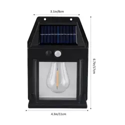 LED Solar Wall Lamp Outdoor – Waterproof Up and Down Light for Garden, Fence, Stairs and Decoration
