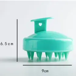 Silicone Scalp Shampoo Brush – Soft Massage and Deep Cleaning Hair Scrubber for Bath and Shower