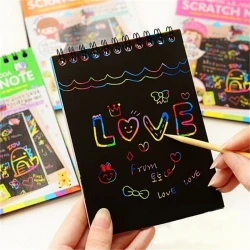 Magic Colorful Scratch Doodle Art Book for Kids