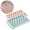 Mini Round Ice Cube Tray with Lid – Plastic Ice Ball Maker Mold for Freezer