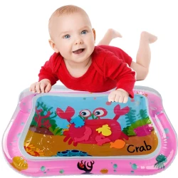 Inflatable Tummy Time Water Play Mat – Baby Sensory Mat for 3 to 24 Months