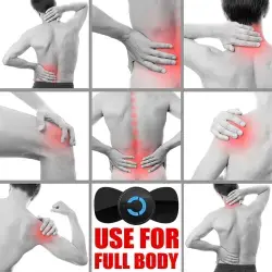 Mini EMS Body Massager – Butterfly Pulse Neck and Muscle Pain Relief Device for Men and Women