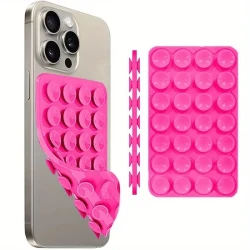 Silicone Suction Cup Phone Holder – Wall Mount Anti-Slip Stand for Mobile
